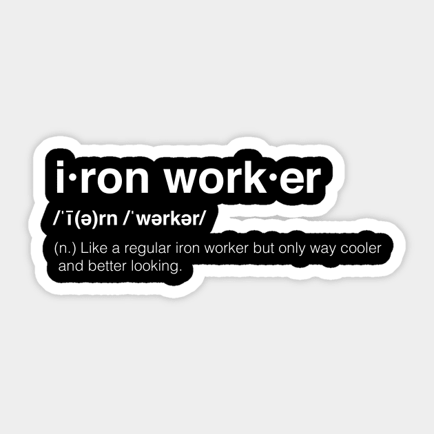 Ironworker Sticker by mikevdv2001